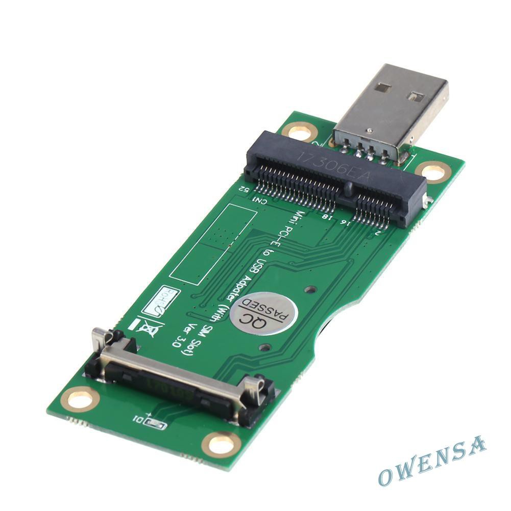 Đầu chuyển đổi Mini Pci-E sang USB với khe cắm thẻ sim 8 chân cho Wwan/Lte | BigBuy360 - bigbuy360.vn