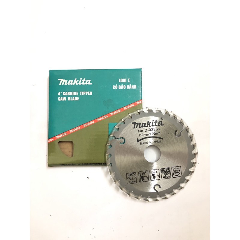 Lưỡi cắt gỗ Makita 110mmx 20mm