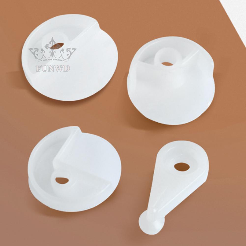 【FUNWD】Durable Fixing Clips Mirror Plastic Universal Wall Hanging Wall Mounted