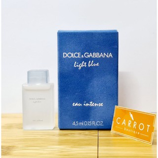 Nước hoa mini nữ d&g light blue eau intense 4.5ml