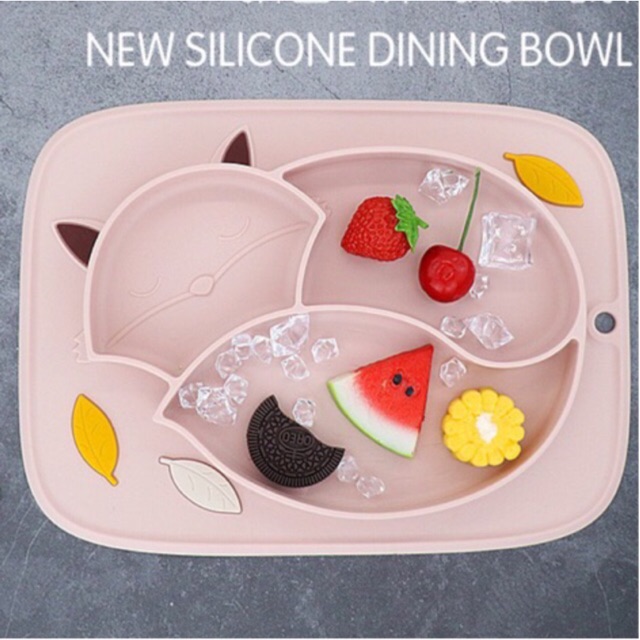 Khay ăn dặm Silicon cao cấp