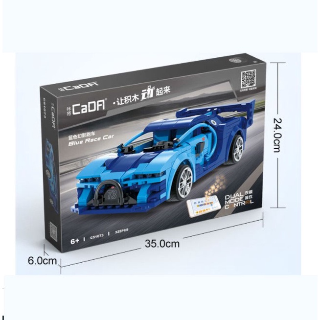 Đồ Chơi Lắp Ráp Xếp Hình Mô Hình Siêu Xe Bugatti Chiron Điều Khiển Từ Xa RC Model C51073 Với 300+ Mảnh Ghép