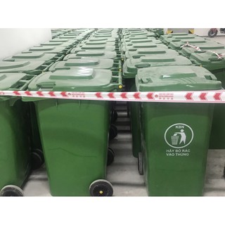 Thùng rác nhựa 240 L xanh ,cam ,vàng ,nâu