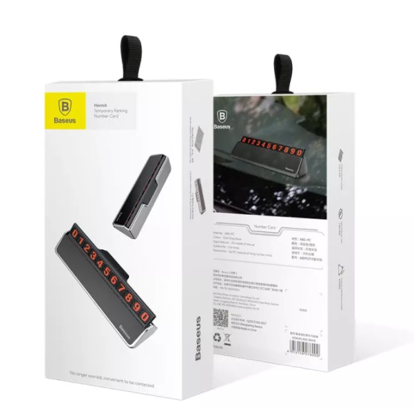 Bảng ghi số điện thoại đặt taplo ô tô xe hơi Baseus - biển báo số điện thoại trên oto - vienthonghn | BigBuy360 - bigbuy360.vn