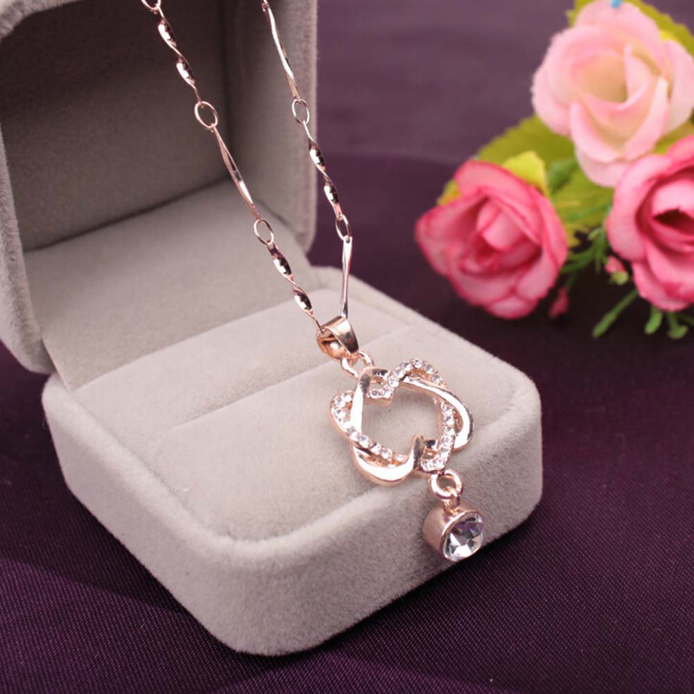 Dây chuyền mạ vàng hồng pn19 sang trọng dành cho nữ