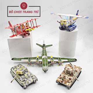 Mô hình 3D giấy tự lắp ráp - Hình các loại phương tiện quân sự