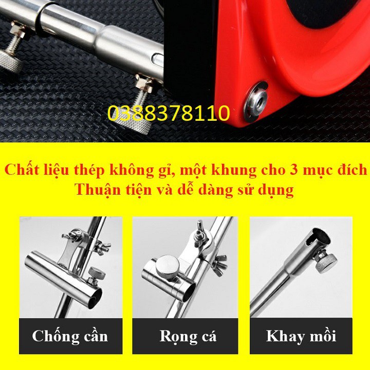 Tháp Chống Cần Câu Đài Đa Năng Cao Cấp - CCC 4