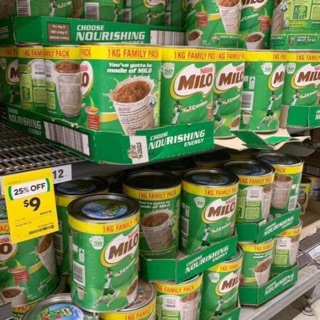 Sữa Milo Úc hộp 1kg