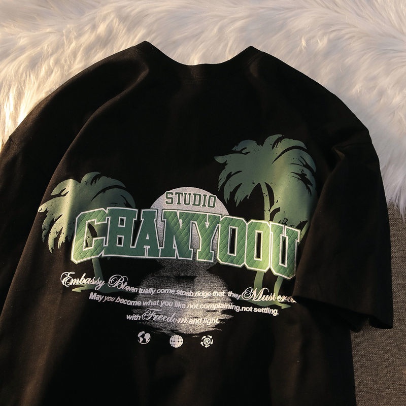 Áo Thun Tay Ngắn In Hình Thời Trang Cá Tính