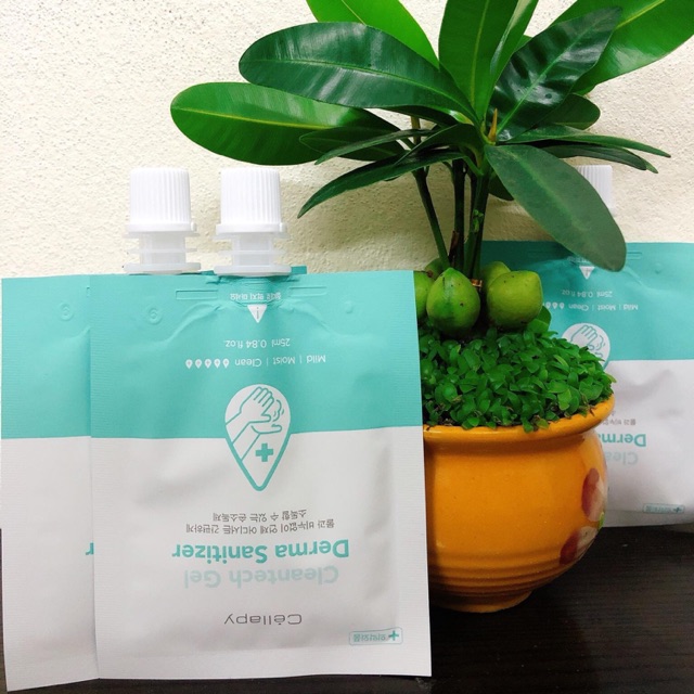[CHÍNH HÃNG] Gel rửa tay khô 25ml CELLAPY DERMA SANITIZER Hàn Quốc