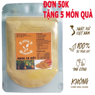 Bột Đắp Mặt Nạ Thiên Nhiên Bột Cà Rốt (Handmade)