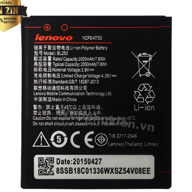 Pin lenovo A2010 BL-253 zin có bảo hành