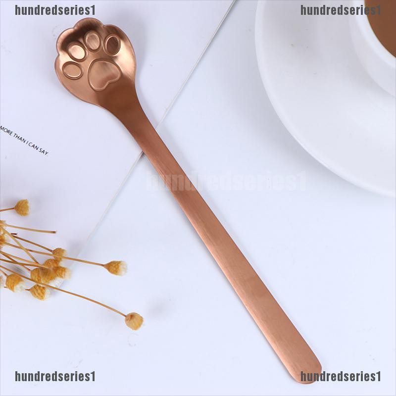 Muỗng Inox Hình Chân Mèo Dễ Thương