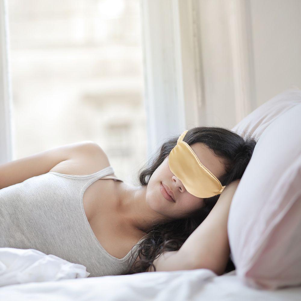 Miếng Đệm Che Mắt Khi Ngủ Mềm Mại Màu Trơn