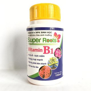 Phân bón npk sinh học super roots b1 chai 100ml