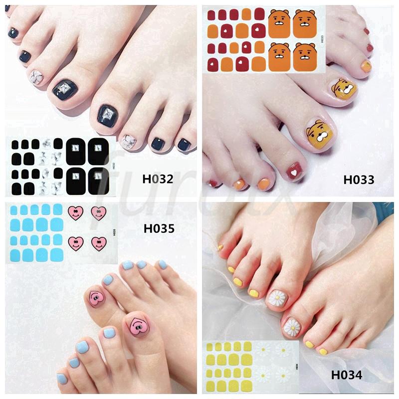 Miếng dán hoạt hình dán móng chân dễ thương