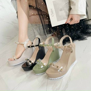 (FREESHIP + SẴN) Dép cao gót quai hậu, sandal đinh cao gót kèm ảnh thật