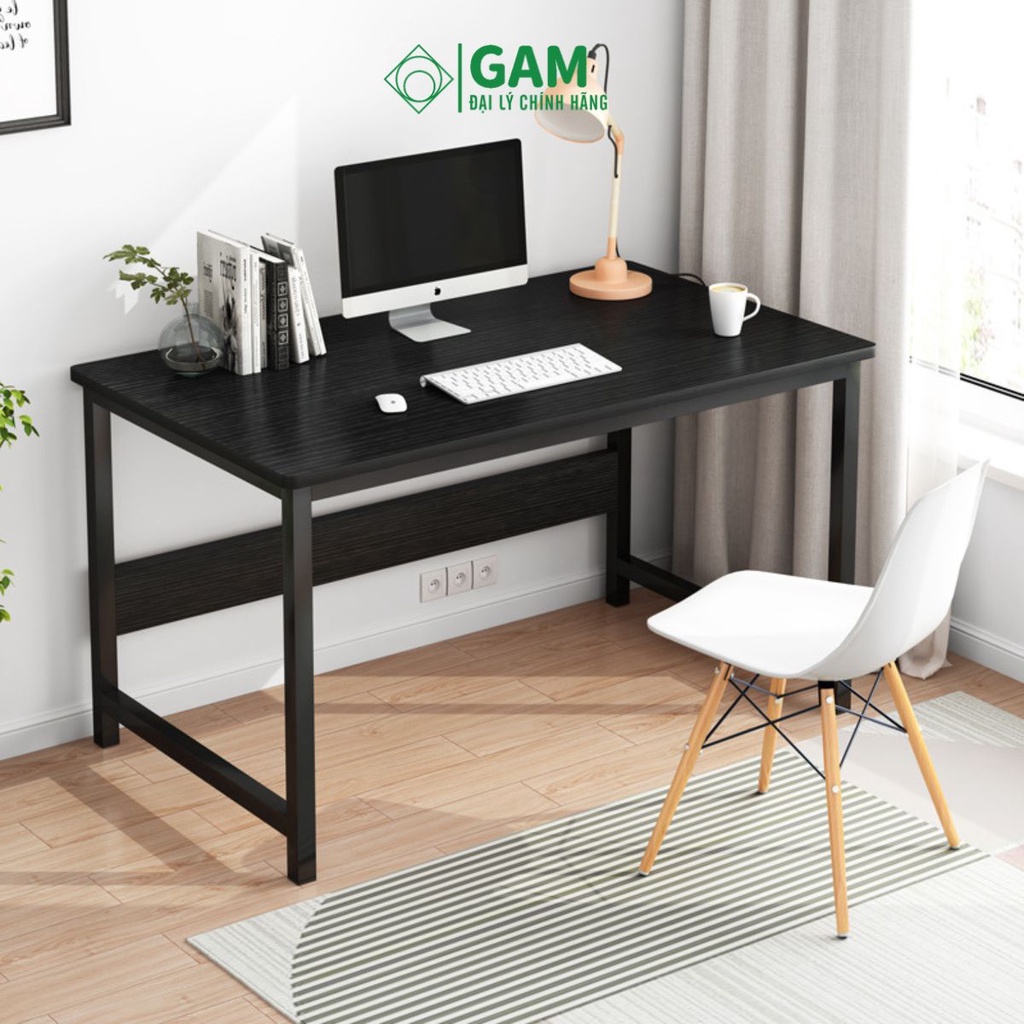 Bàn làm việc chân sắt giá rẻ thông minh phù hợp để học hoặc để máy tính- GM09