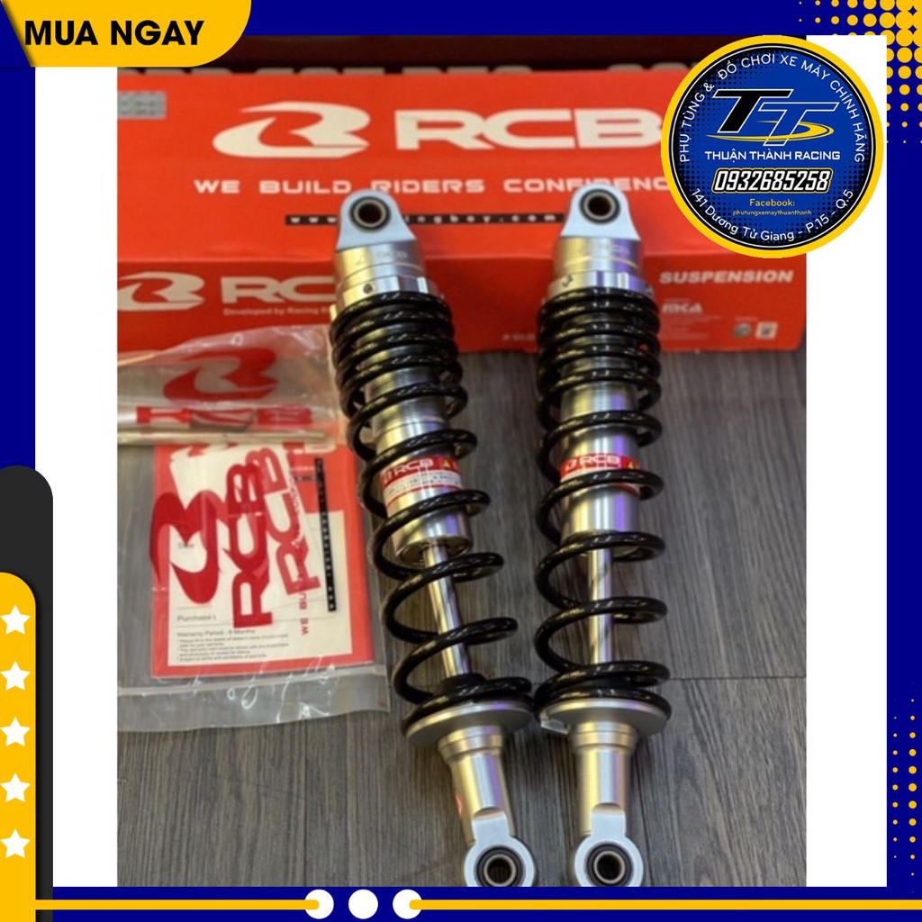 Phuộc sau RCB mẫu C xe Wave/Fu/Dream