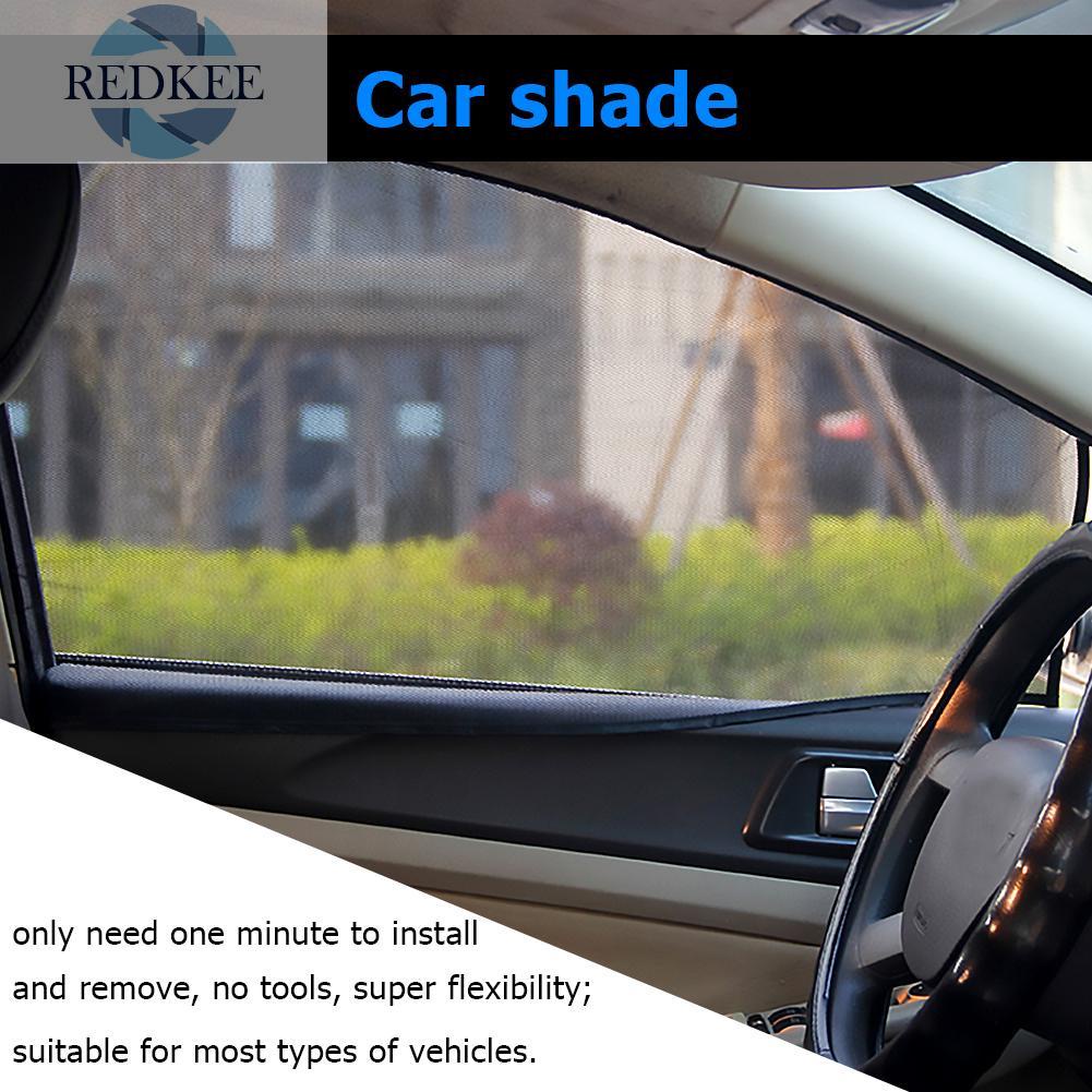 Tấm Lưới Che Nắng / Tia Uv Có Nam Châm Gắn Cửa Sổ Xe Hơi