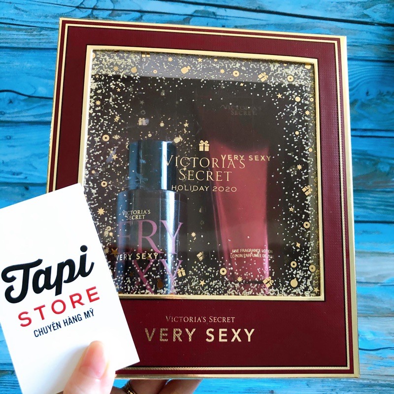 Set xịt thơm & dưỡng thể Victoria’s Secret Very Sexy Mist & Lotion