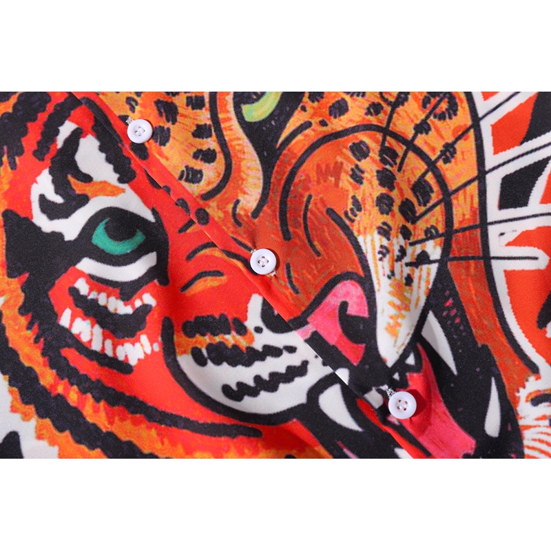 Áo Sơ Mi Nam Ngắn Tay Họa Tiết Da Báo Size S-2Xl | BigBuy360 - bigbuy360.vn