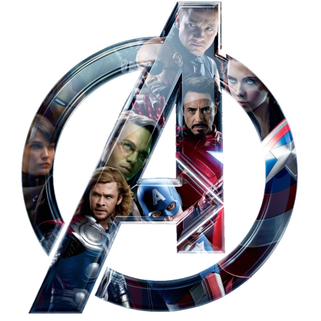 Hình dán Sticker decal Logo Avenger, Logo Marvel, hình dán nón bảo hiểm, dán laptop chống nước