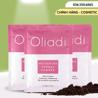 COMBO 3 GÓI Bột Tắm Trắng Thảo Mộc Oliadi - Tẩy Tế Bào Chết Body - Làm Sáng Mịn Da - Chính Hãng