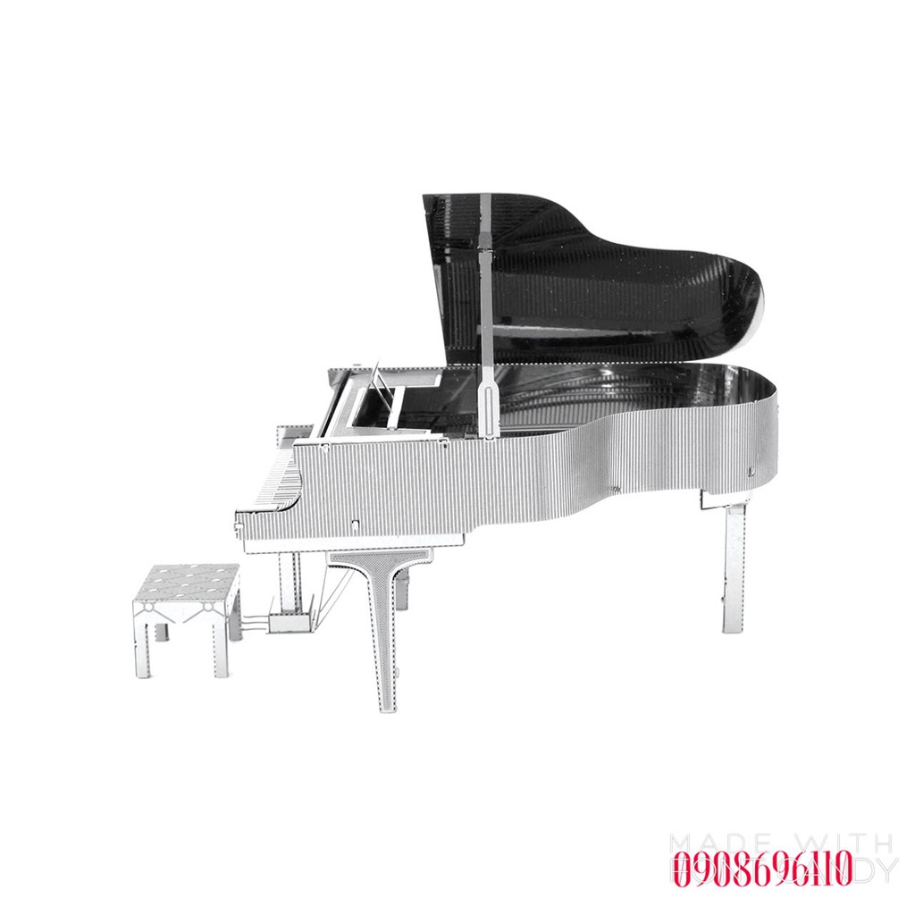 Đồ chơi mô hình lắp ráp 3d kim loại Đàn Grand Piano, đồ chơi xếp hình