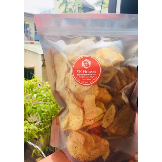 KHOAI TÂY SẤY MẮM LẮC RONG BIỂN/ TRỨNG MUỐI- TÚI ZIP 100GR DÙNG THỬ