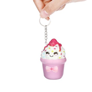 Squishy dẻo hình kem ốc quế dễ thương