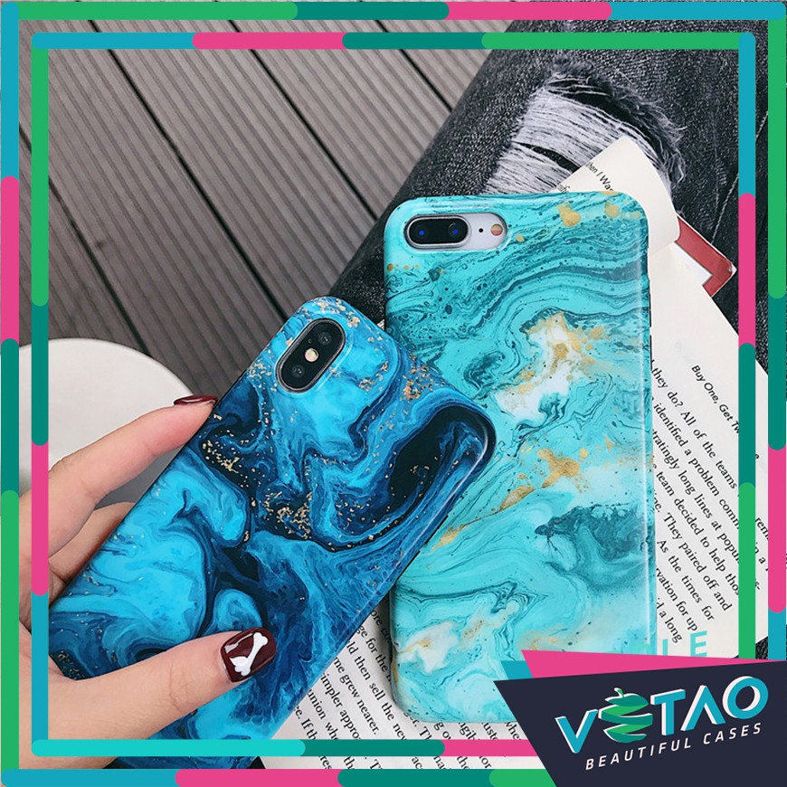 [ FREESHIP TỪ 50K TOÀN QUỐC ] Ốp lưng Iphone vân đá sơn nước