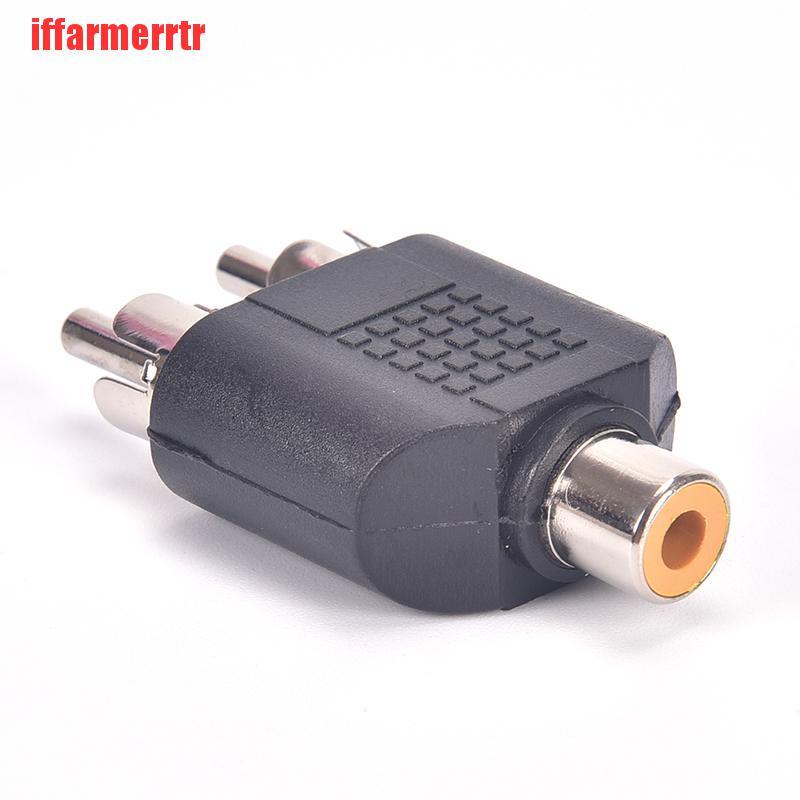 Đầu Nối Chia Cổng Rca Phono Y 2 X Sang 1 X Cái Âm Thanh Video Kgd | BigBuy360 - bigbuy360.vn