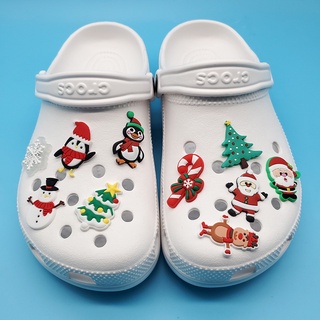 Loạt giáng sinh Crocs Jibbitz Chủ đề thời trang hoạt hình khóa giày DIY  Shoe Charms pvc accessories  Phụ kiện dép Với 1000 Mẫu Lựa Chọn