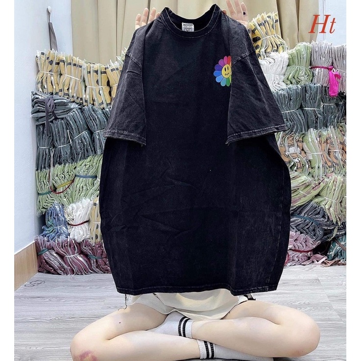 Áo loang hoa mặt trời bảy màu HT12