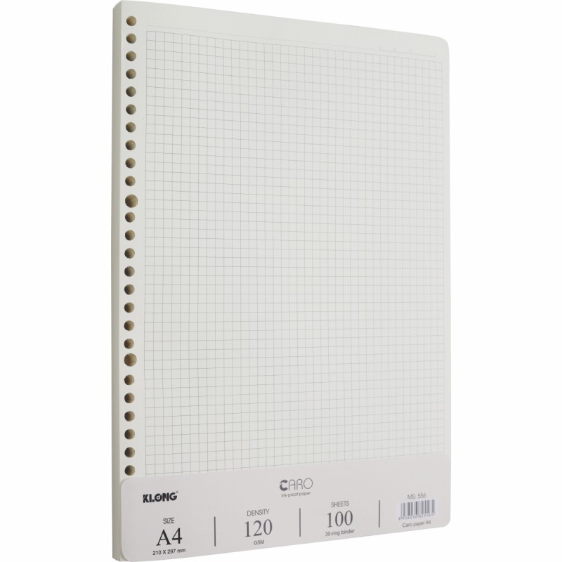 SỔ KLONG CARO / DOT GRID FILE NHỰA KẸP CÒNG A4 - 40 TỜ