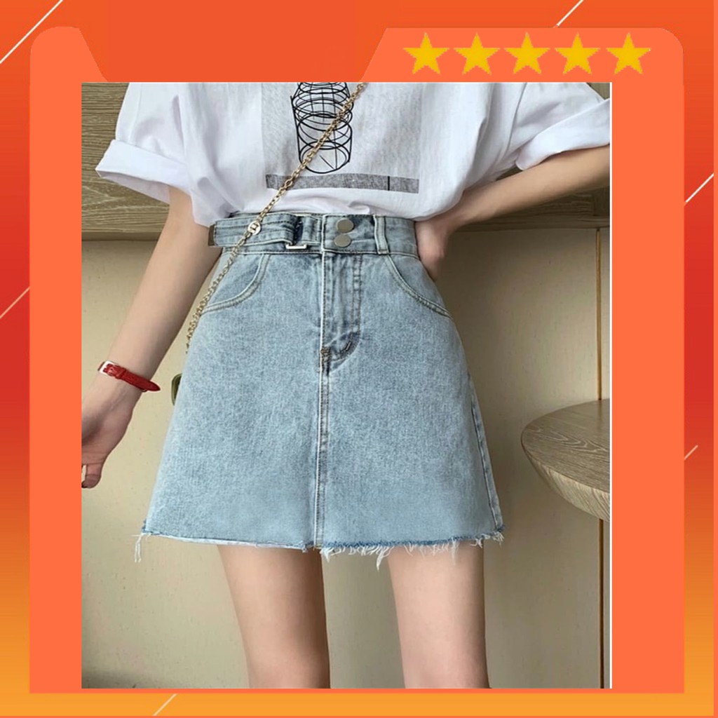 [SALE] Chân váy bò chữ A hàng QUẢNG CHÂU