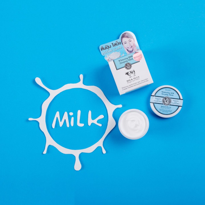 Mặt nạ ngủ dưỡng trắng và trẻ hóa da Scentio Milk Plus 45g