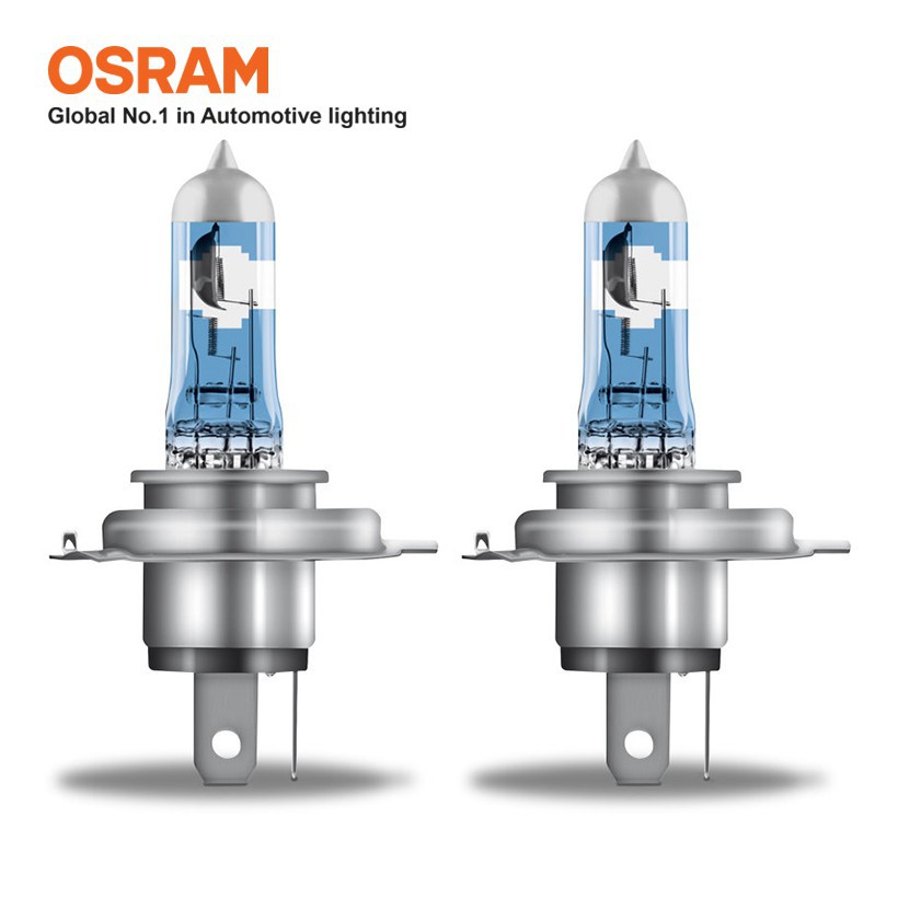 Combo 2 Bóng đèn halogen tăng sáng 150% OSRAM NIGHT BREAKER LASER H4 12v 60/55w - Nhập Khẩu Chính Hãng