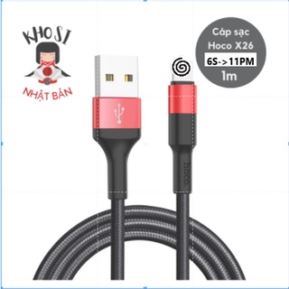 Cáp sạc Hoco X26 - ĐT 6S-->13PRM - Dài 1M - Chính Hãng