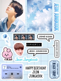 Sticker BTS - Sticker Jungkook BTS