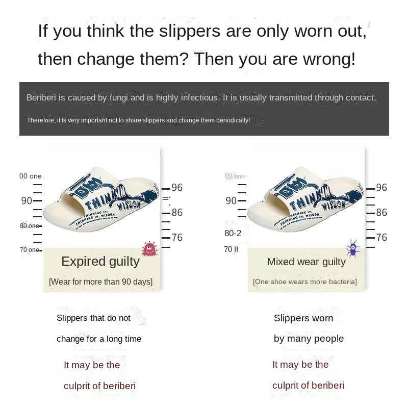 Dép Quai Ngang Đế Dày Chống Trượt 2023 Thời Trang Mùa Hè Cho Nam Nữ