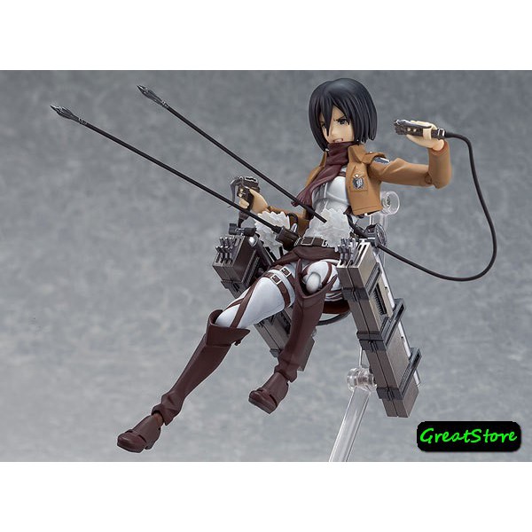 ( HÀNG CÓ SẴN ) MÔ HÌNH MIKASA attack on titan FIGMA 203 CỬ ĐỘNG ĐƯỢC