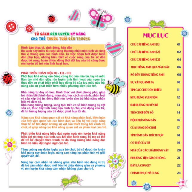 Sách - Bé làm quen với tiếng Anh (208 miếng dán hình thông minh - IQ-EQ-CQ) (tái bản)