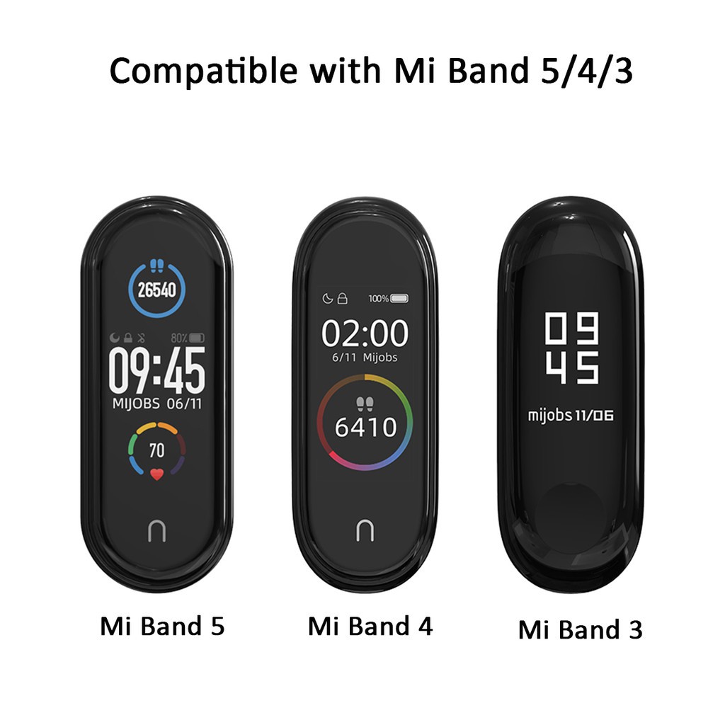 Dây Đeo Thay Thế Cho Đồng Hồ Thông Minh Xiaomi Mi Band 5 Nfc Phiên Bản Quốc Tế Cho Xiaomi 4 3