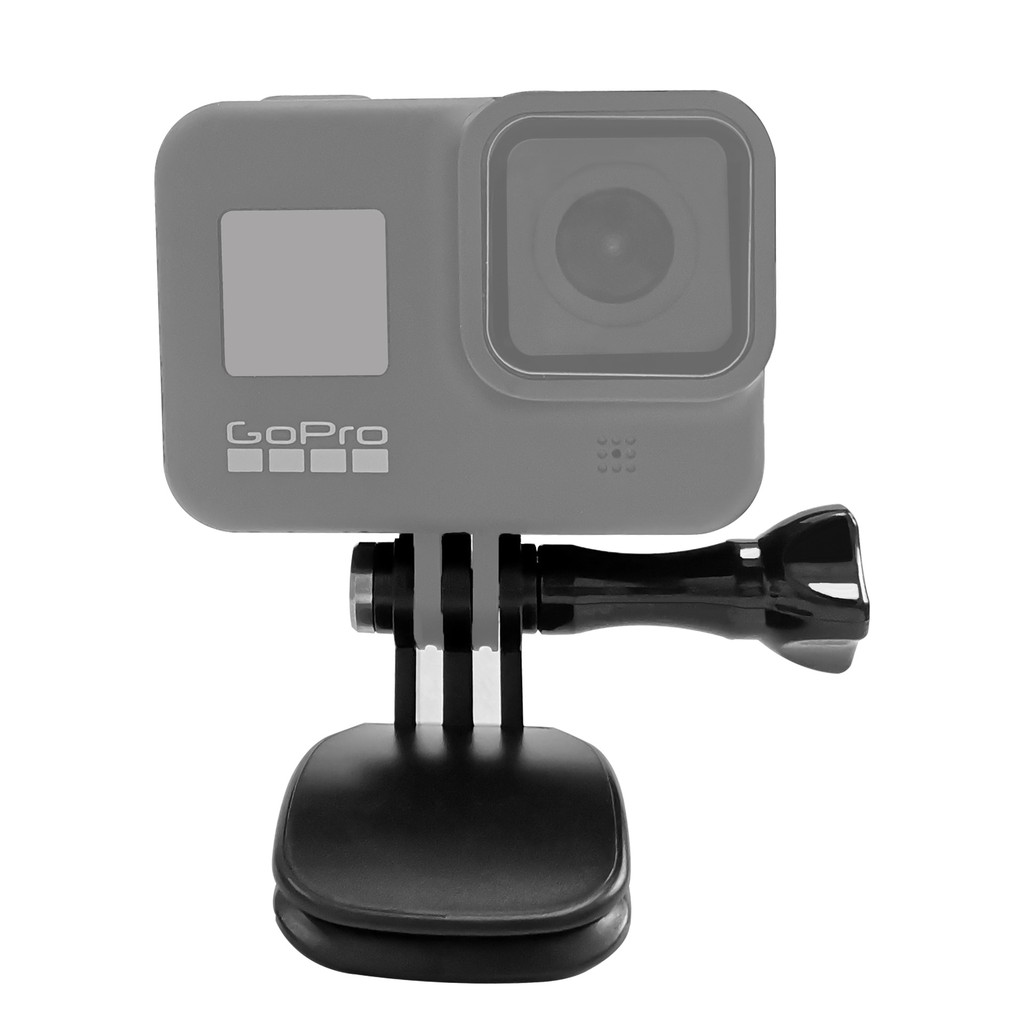 Kẹp Quick Clip gắn gopro lên mũ lưỡi trai, thắt lưng, balo