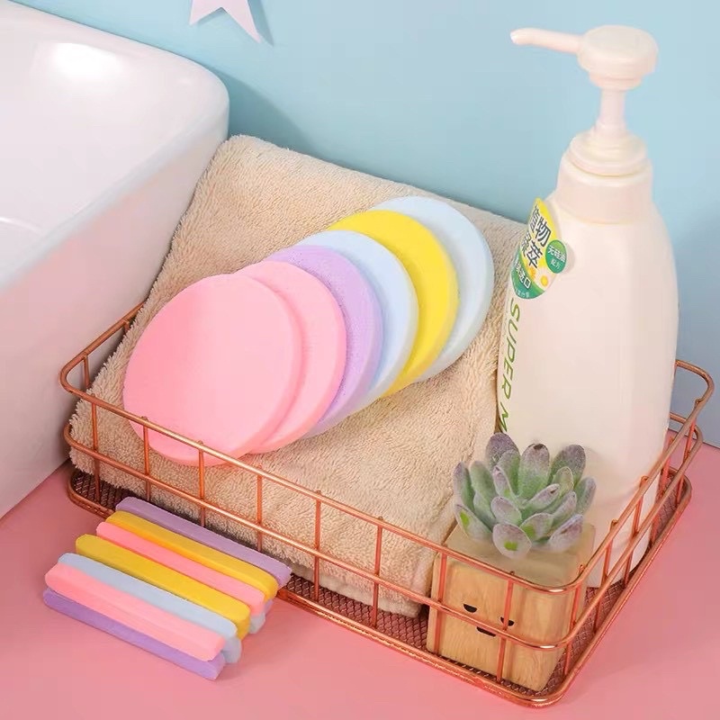 Bông Rửa Mặt Bọt Biển CHIVEY, gói 12 miếng