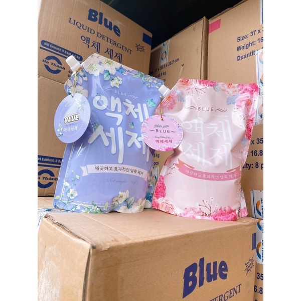 Nước giặt xả Blue 2in1 cực thơm - Lưu hương lâu