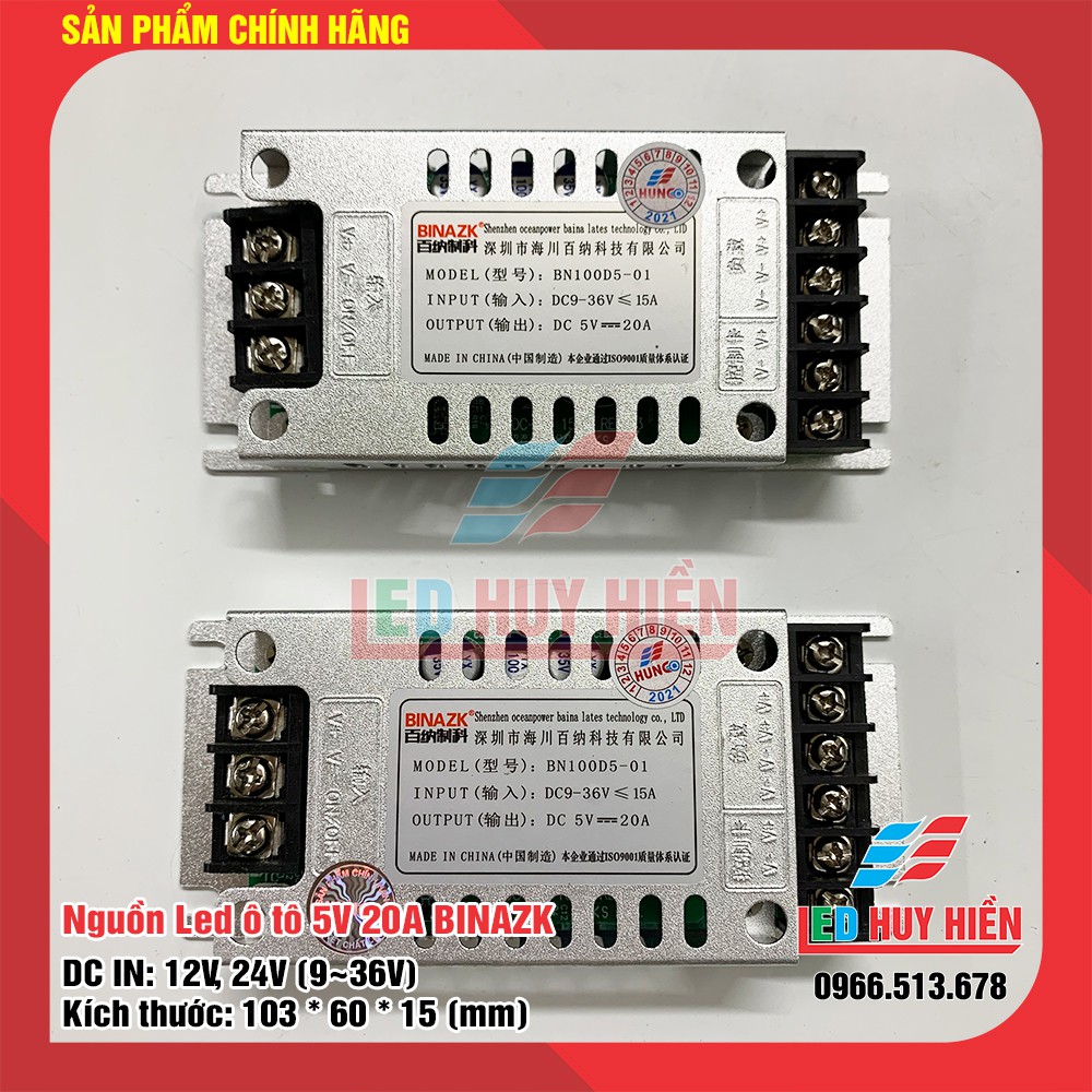 Nguồn ô tô 5v 60A. 50A, 40A, 30A, 20A, 10A ( Nguồn hạ áp 5V10A, 5V 20A, 5V30A, 5V40A, 5V60A)