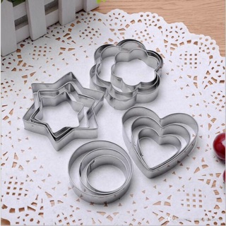 Khuôn cắt cookie inox 12 chiếc